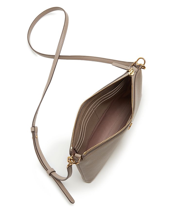 Tory Burch Mercer Pebbled Top-Zip Crossbody