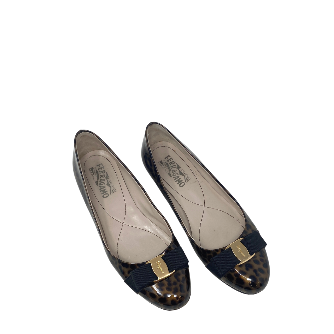 Patent leather ferragamo shoes best sale