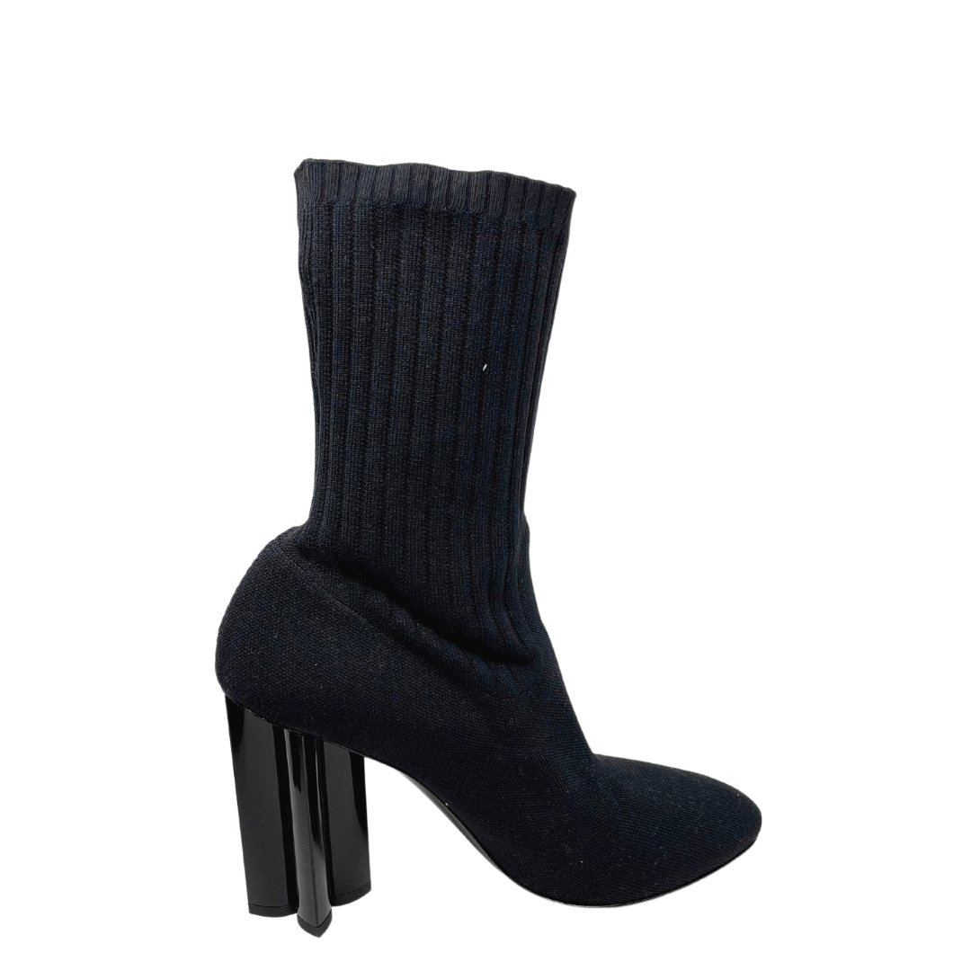 Louis Vuitton Printed Sock Boots - Black Boots, Shoes - LOU788419