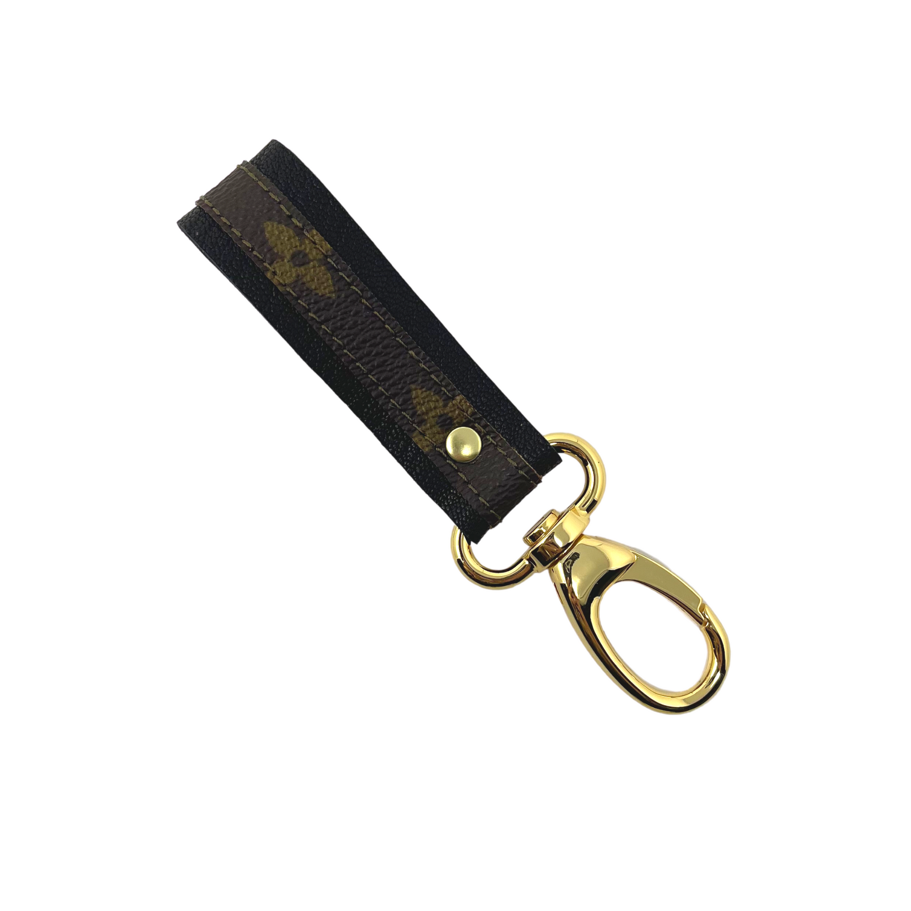 vuitton leather keychain