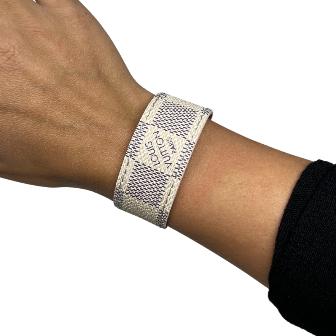 Louis Vuitton Luxury Repurposed Cuff Bracelet