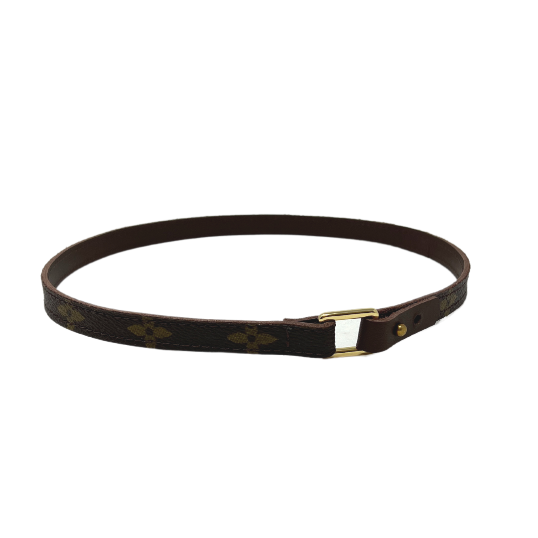 Luxury Repurposed Louis Vuitton Thin Hat Bands