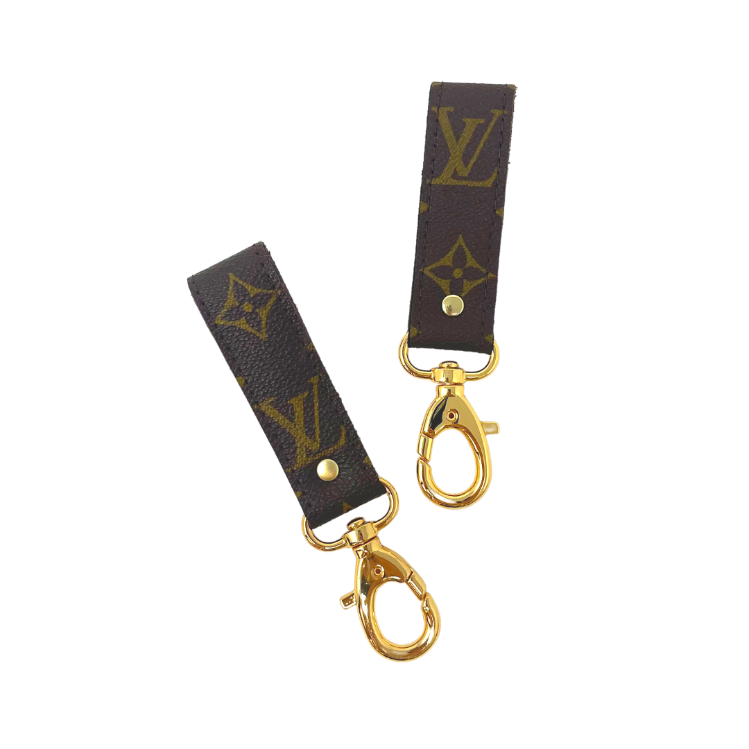 Louis Vuitton Azur Luxury Repurposed Key Fob